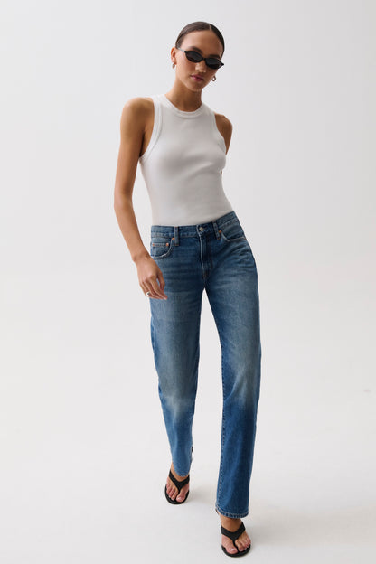 Issa Mid Rise Relaxed Straight Jean - Sorensen