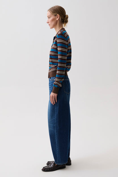 Sacha High Rise Relaxed Barrel - Nile