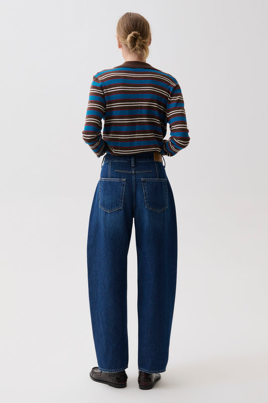 Sacha High Rise Relaxed Barrel - Nile