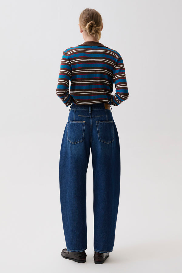Sacha High Rise Relaxed Barrel - Nile
