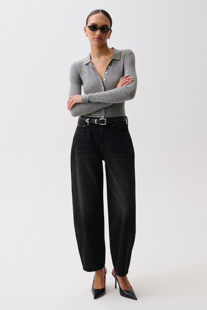 Sacha High Rise Relaxed Barrel - Spark