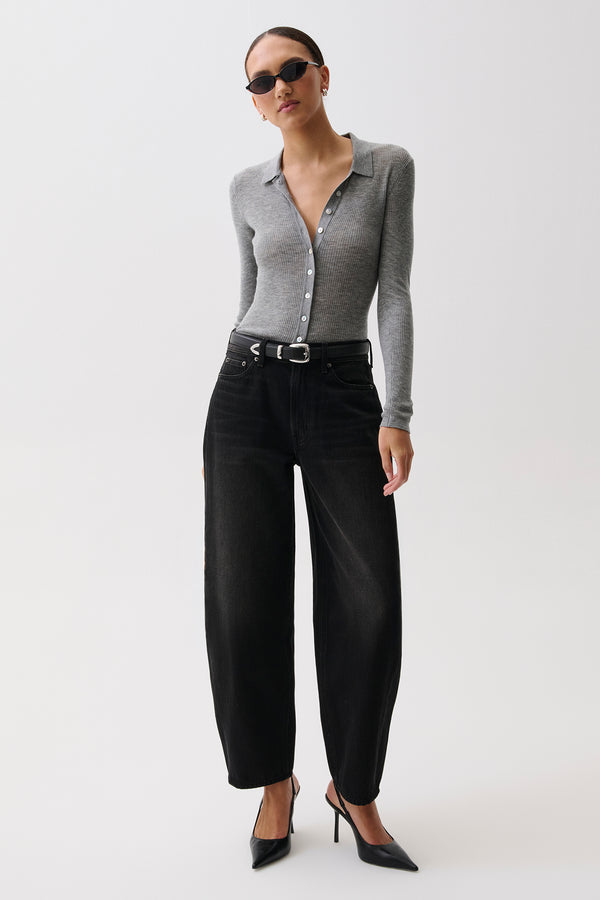 Sacha High Rise Relaxed Barrel - Spark