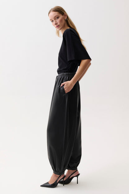 Freya Pull On Harem Pant - Black