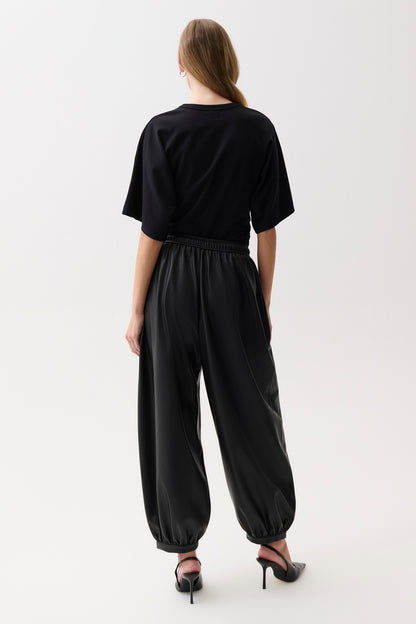 Freya Pull On Harem Pant - Black