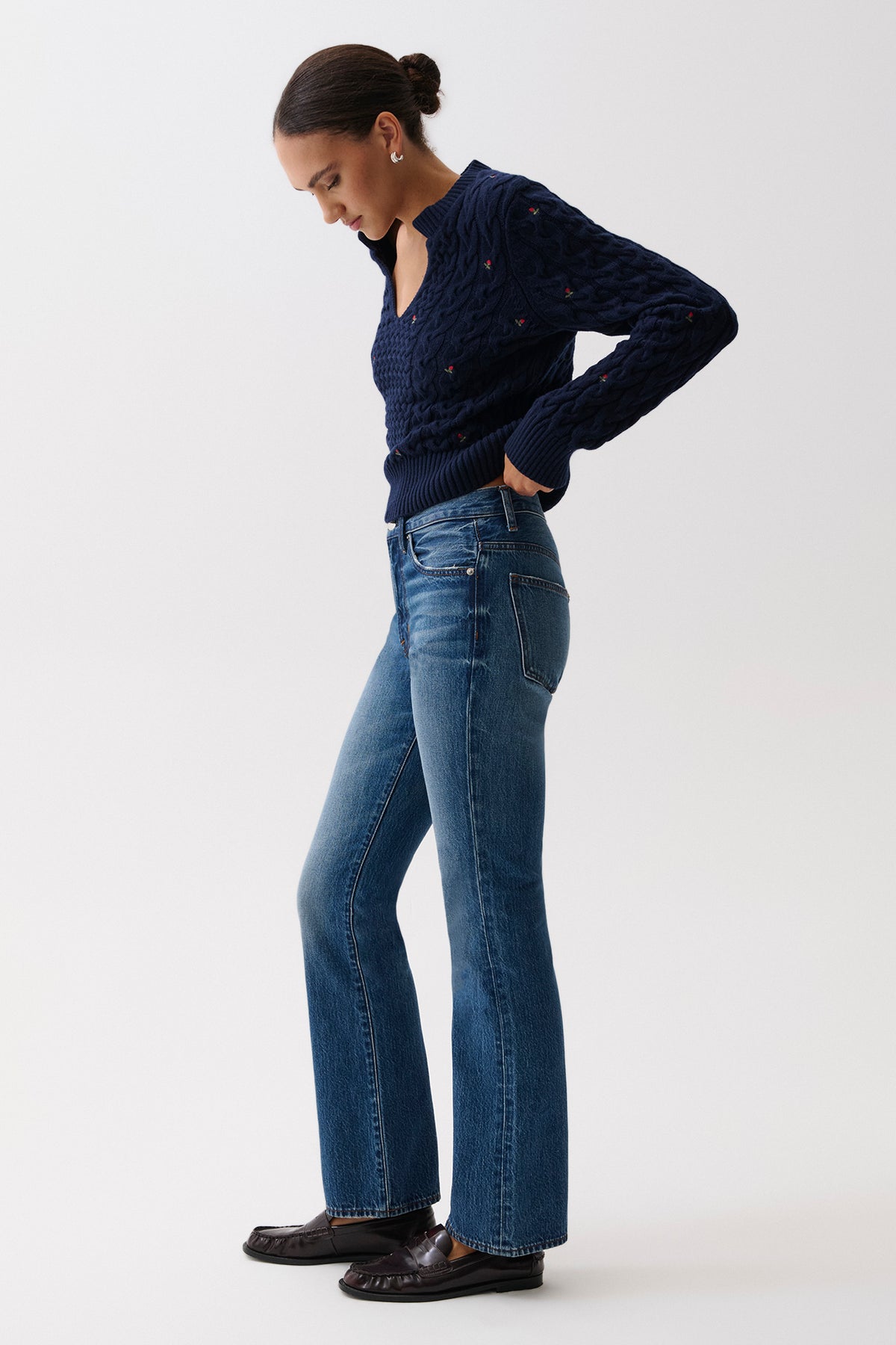 Dakota High Rise Authentic Bootcut - Midnight Haze