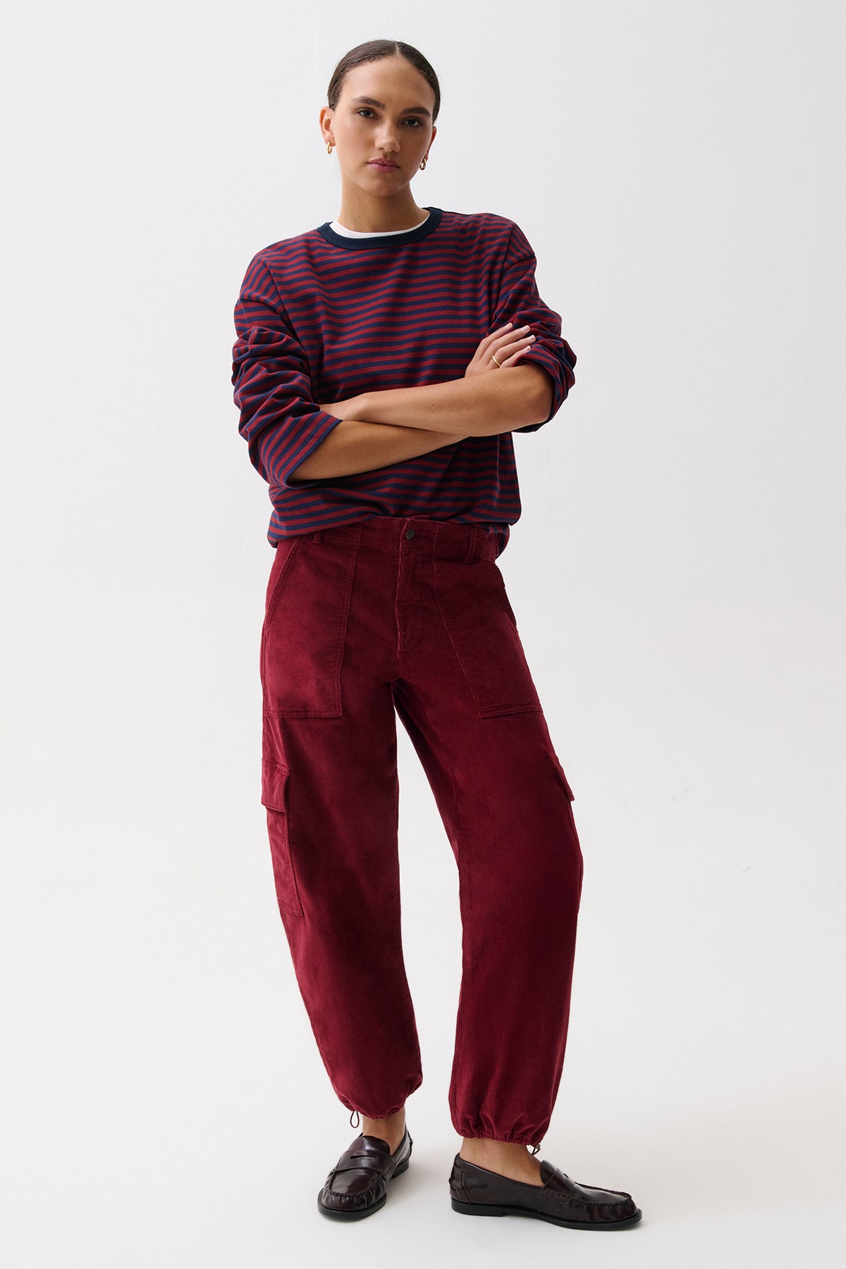 Honor Utility Cord Cargo - Deep Crimson