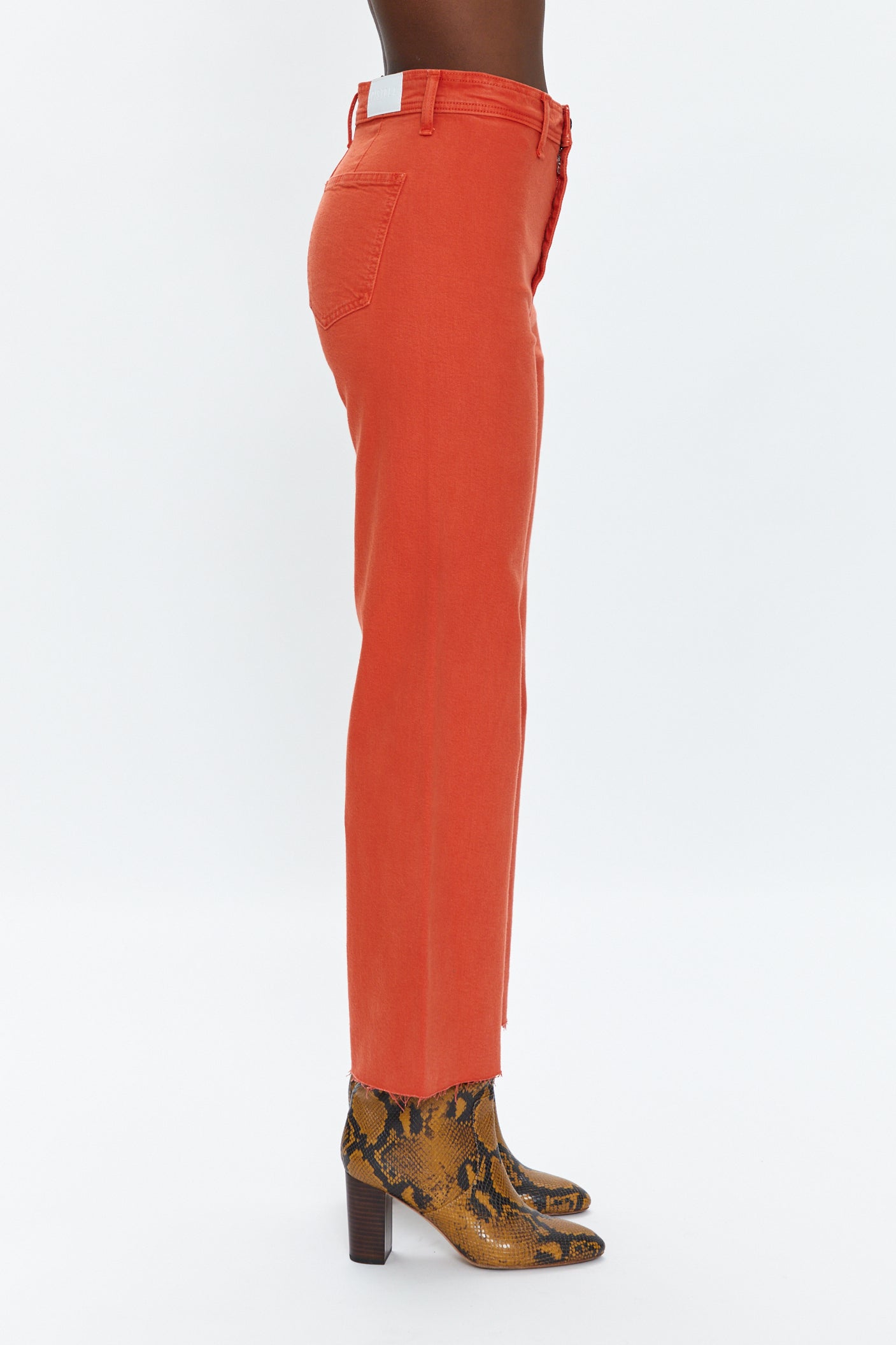 Penny High Rise Wide Leg Crop - Blood Orange