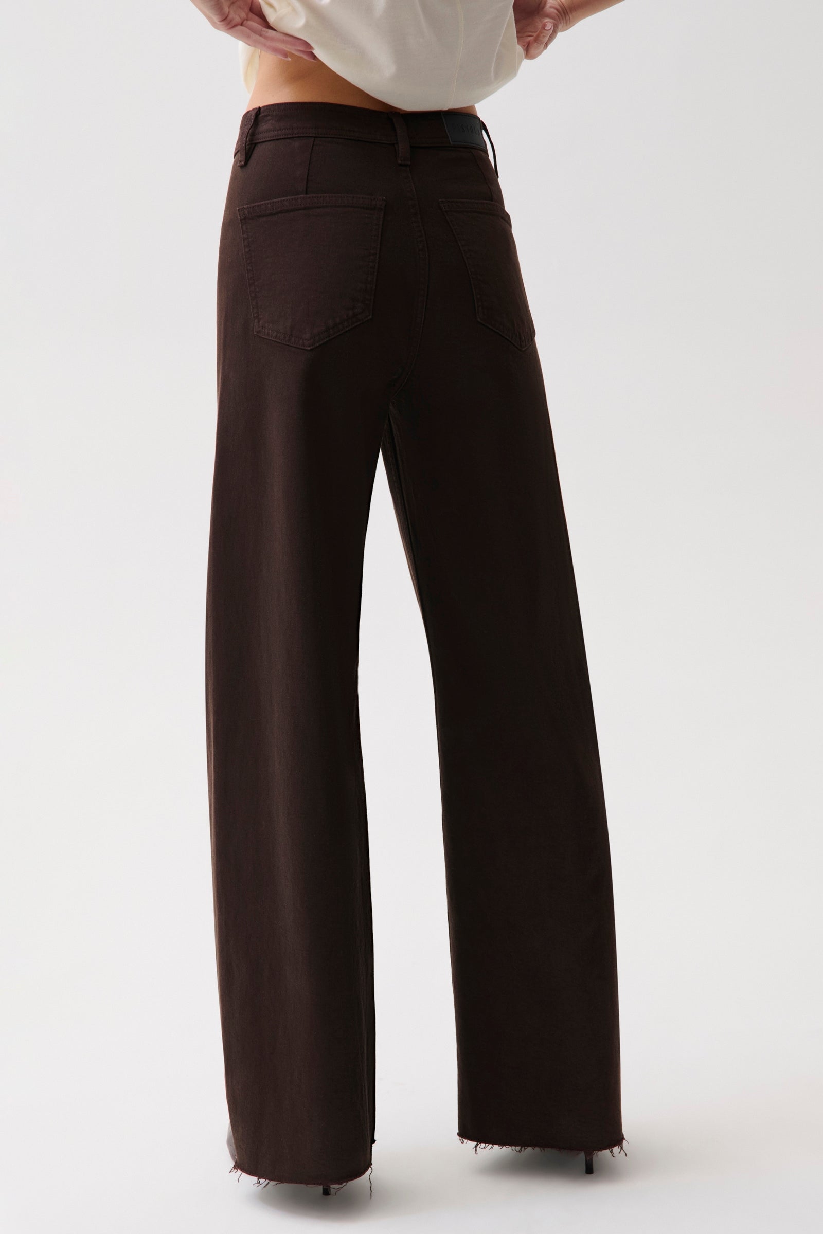 Penny High Rise Wide Leg Jean - Mocha – Pistola Denim
