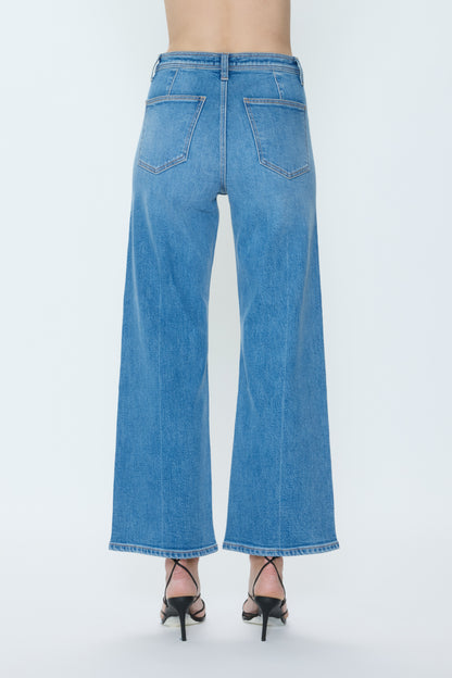 Penny Crop High Rise Wide Leg Jean - Solina