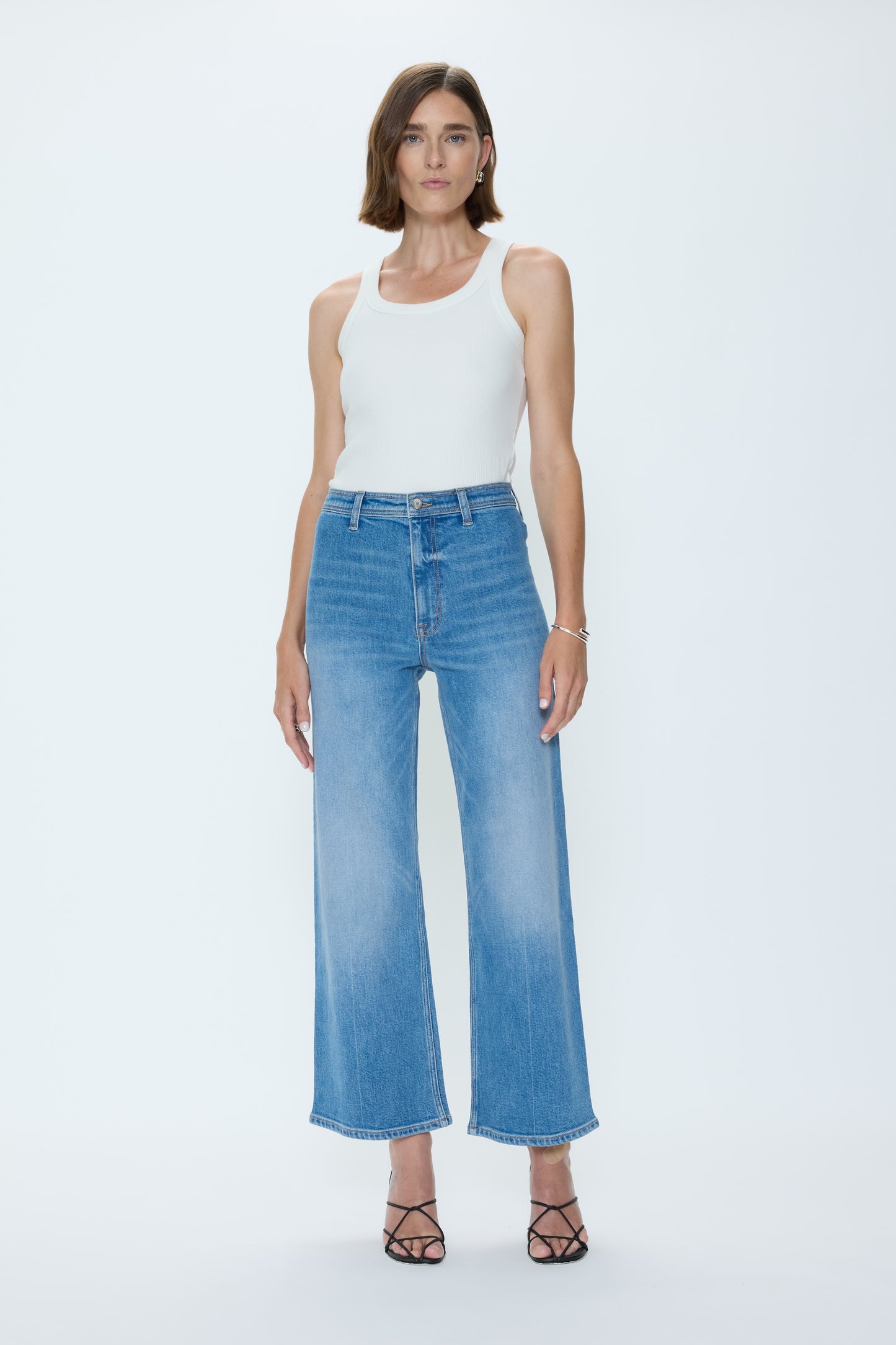 Penny Crop High Rise Wide Leg Jean - Solina