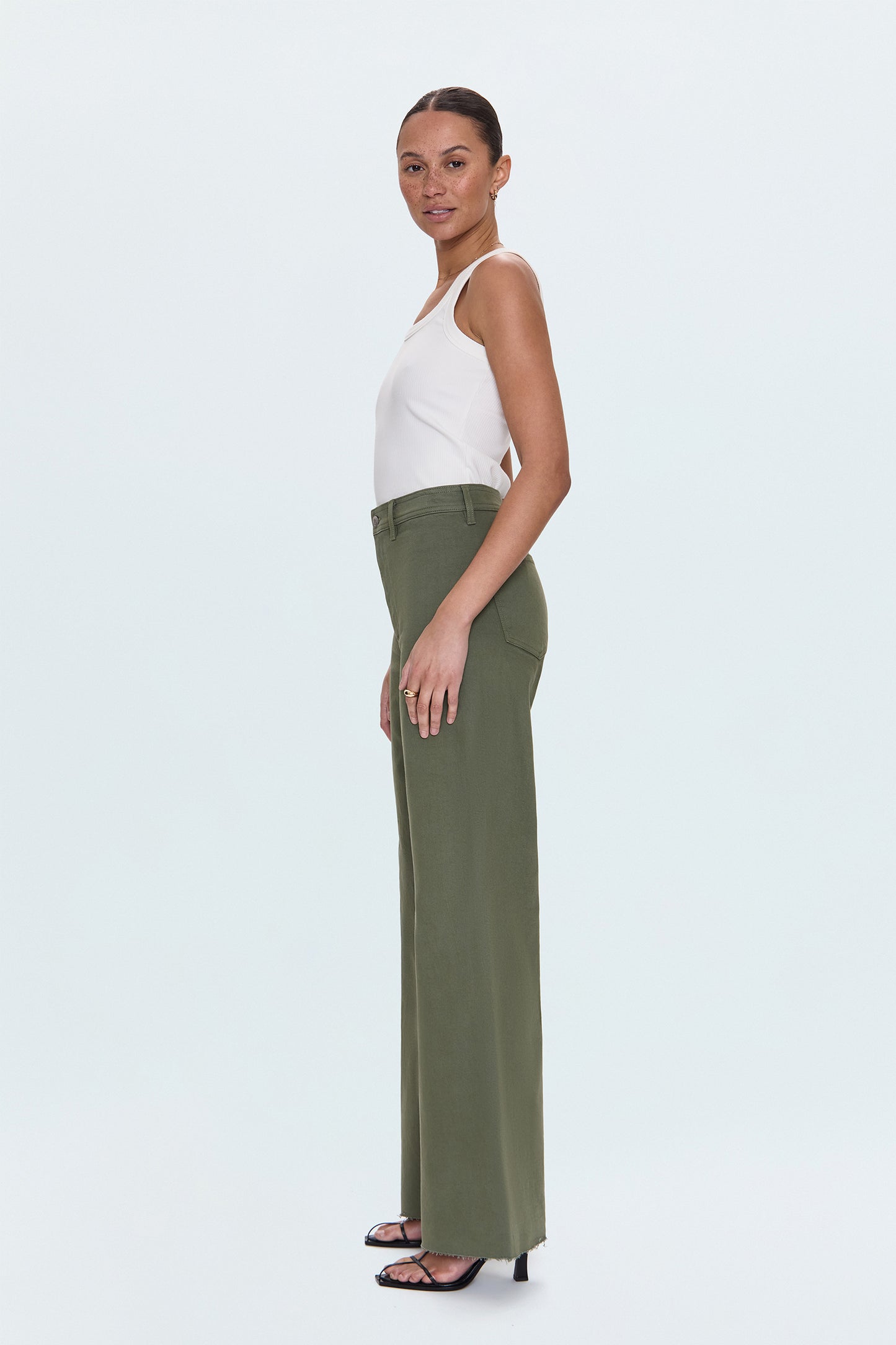 Penny High Rise Wide Leg Jean - Meadow