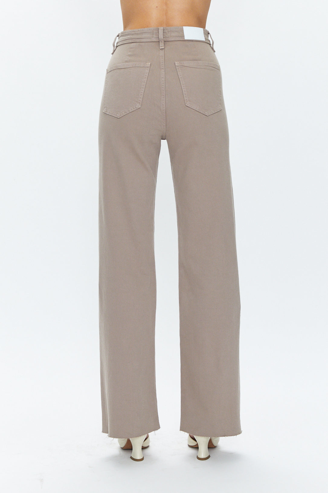 Penny High Rise Wide Leg Burlock