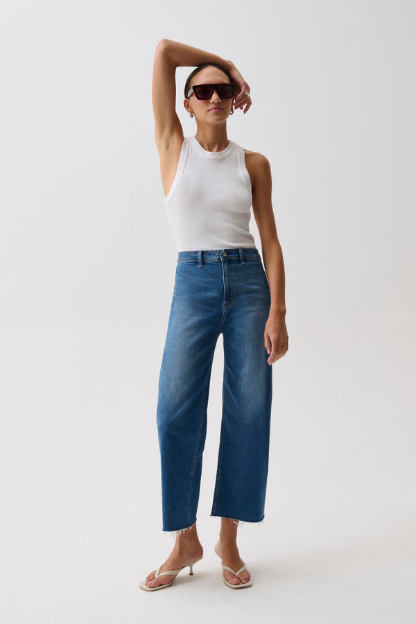 Penny High Rise Wide Leg - Rooftop