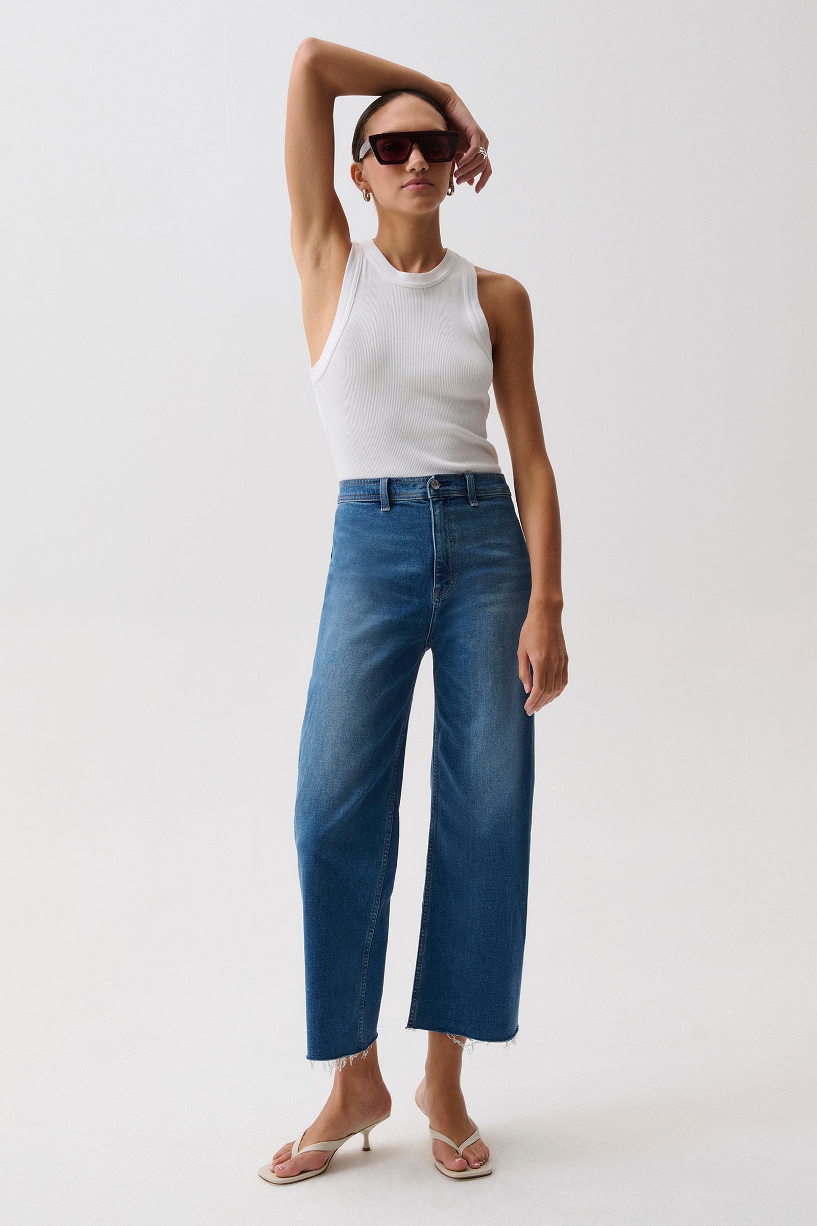 Penny High Rise Wide Leg - Rooftop – Pistola Denim