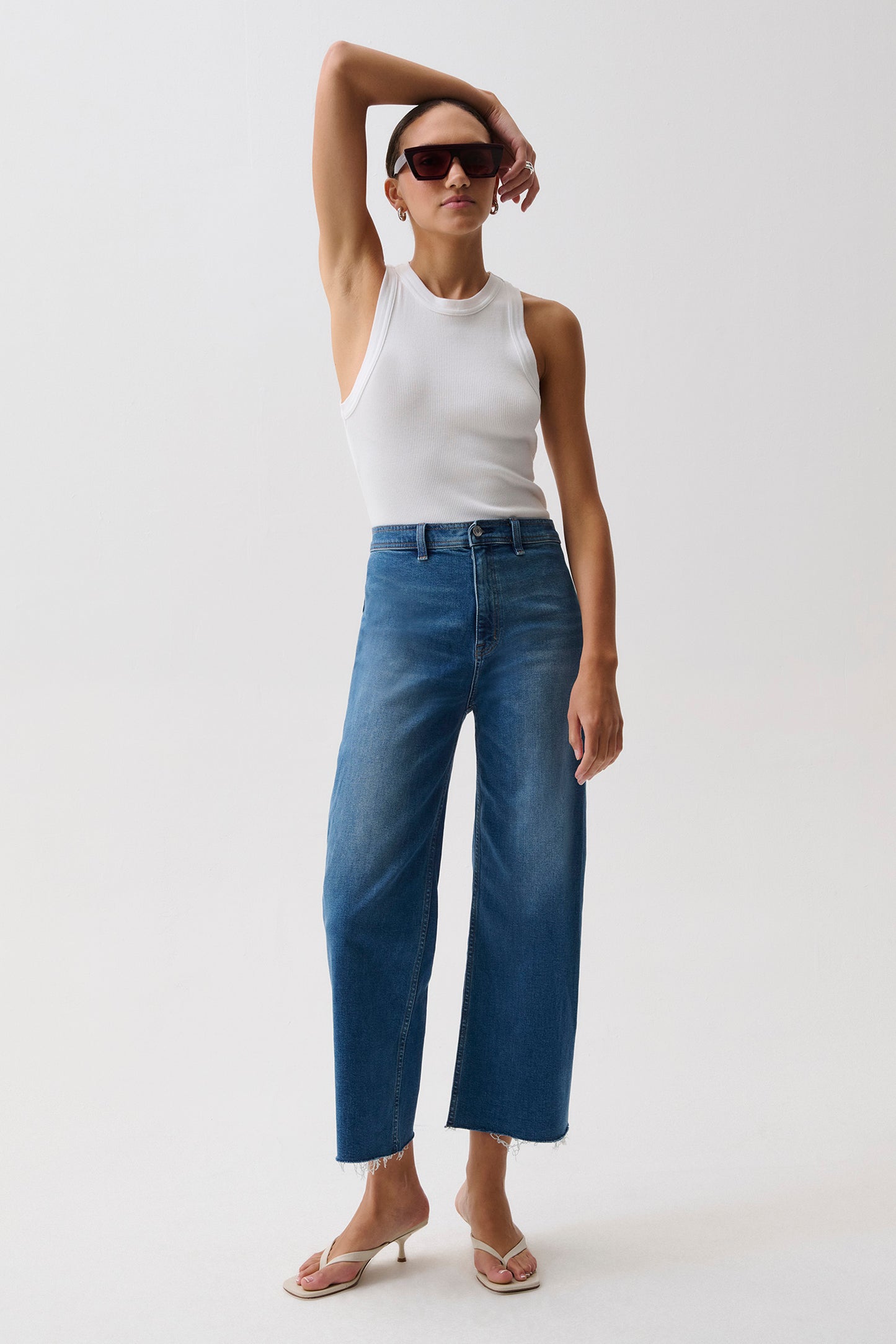 Penny High Rise Wide Leg - Rooftop