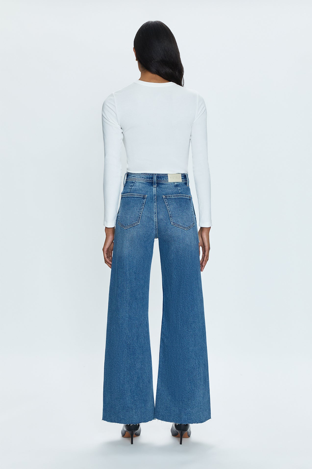 Penny High Rise Wide Jean -  Canal