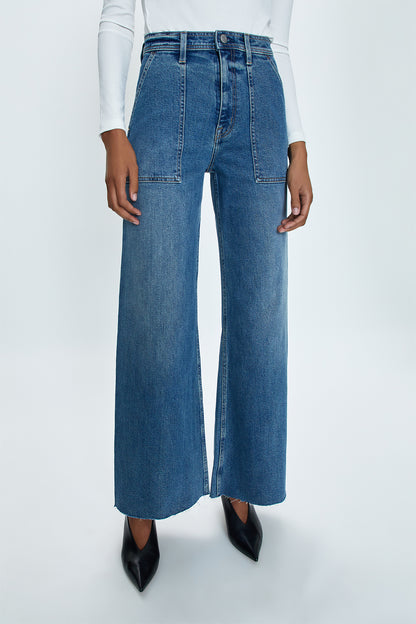 Penny High Rise Wide Jean -  Canal