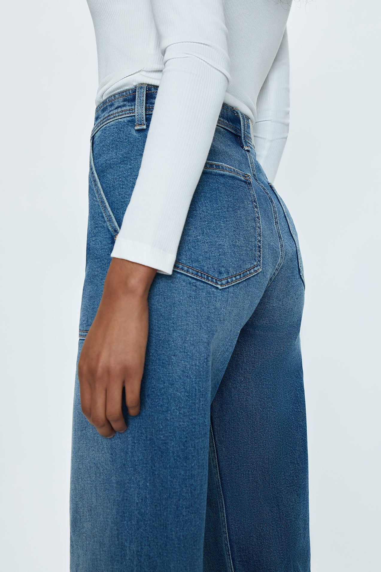Penny High Rise Wide Jean -  Canal
