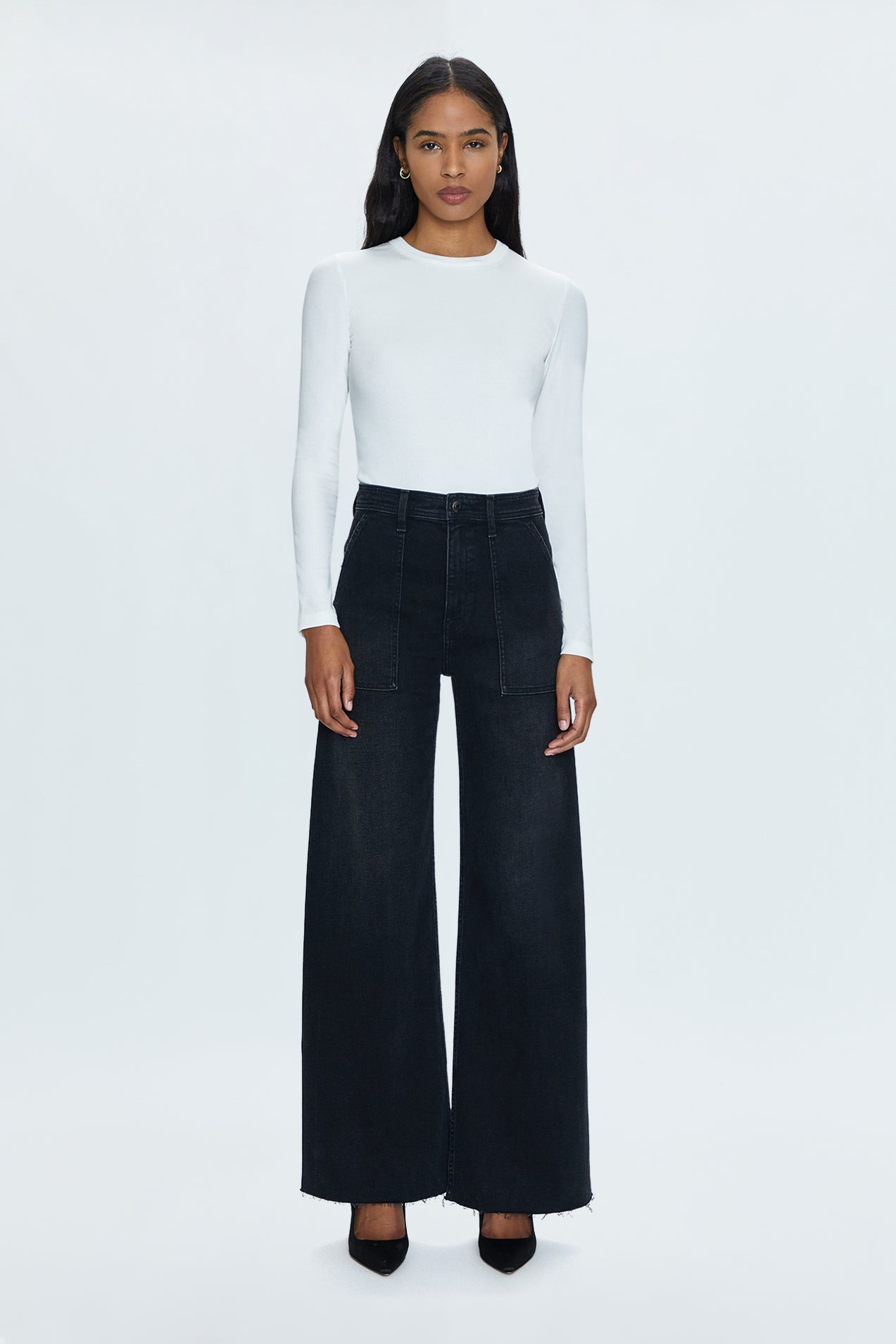 Penny High Rise Wide Jean -  Collins
