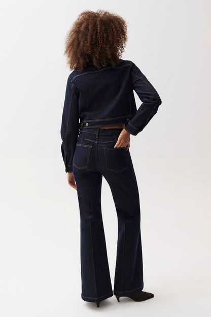 Carina High Rise Super Wide Flare - Nightfall