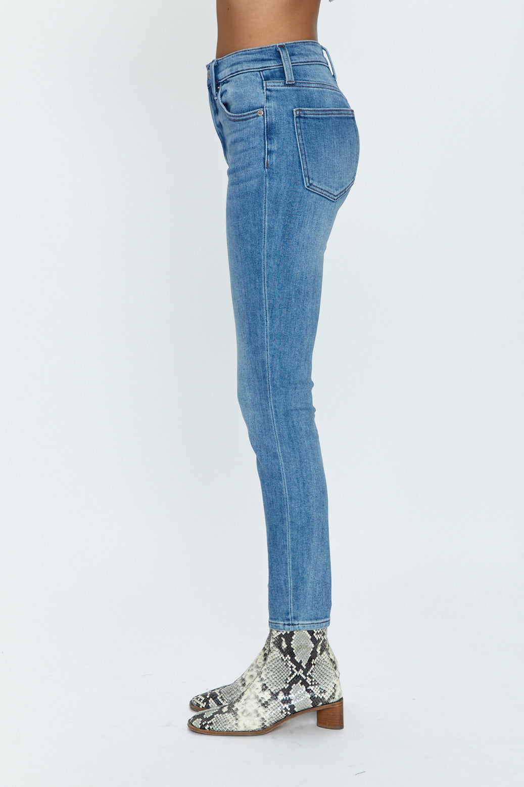 Aline High Rise Skinny - Linden