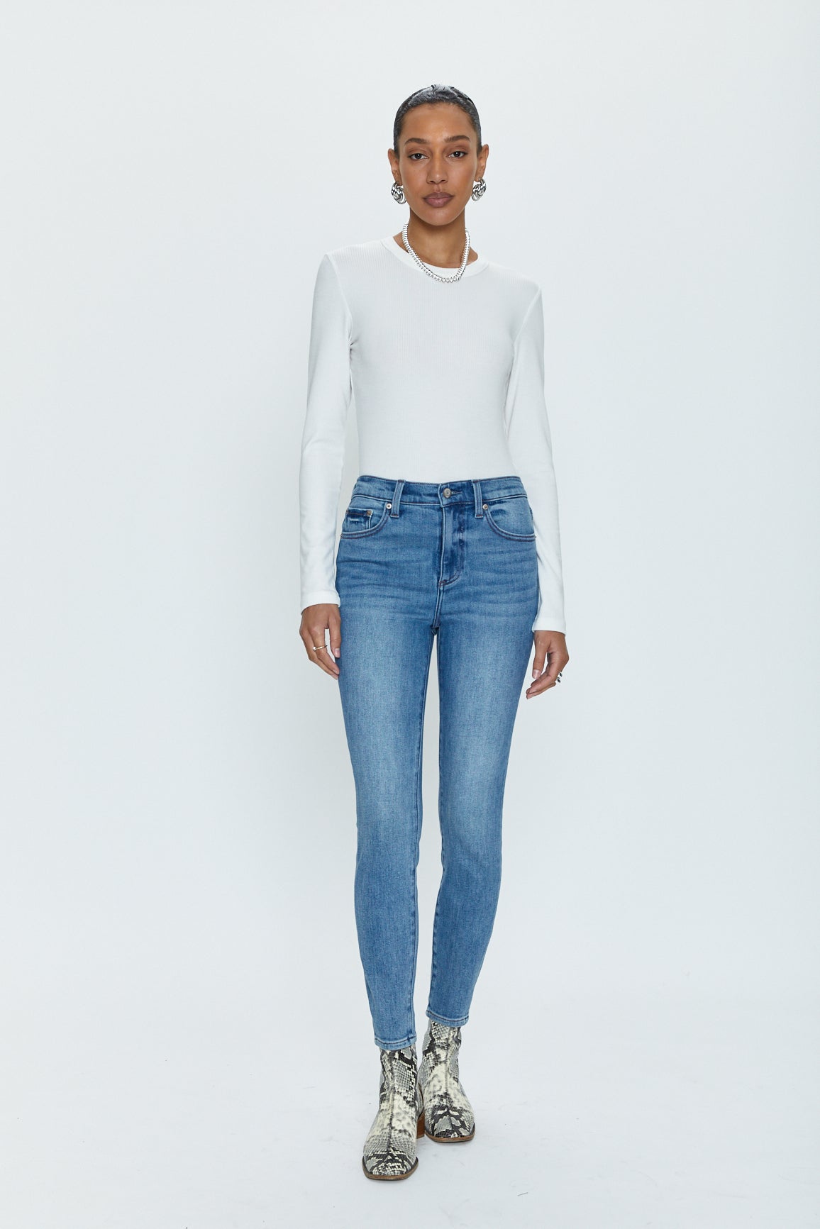 Aline High Rise Skinny Jean Linden