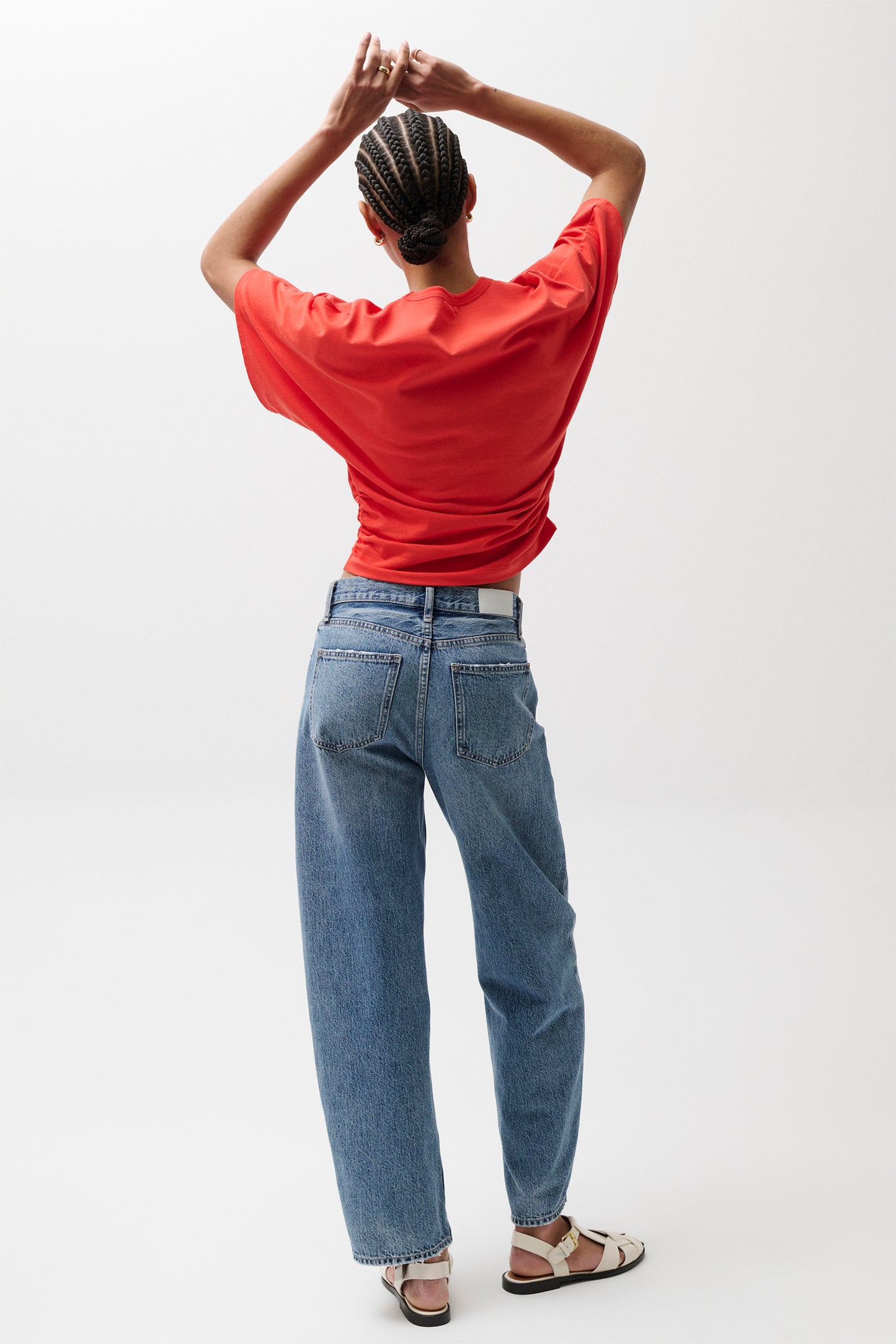 Wes High Rise Barrel Jean - Spectacle