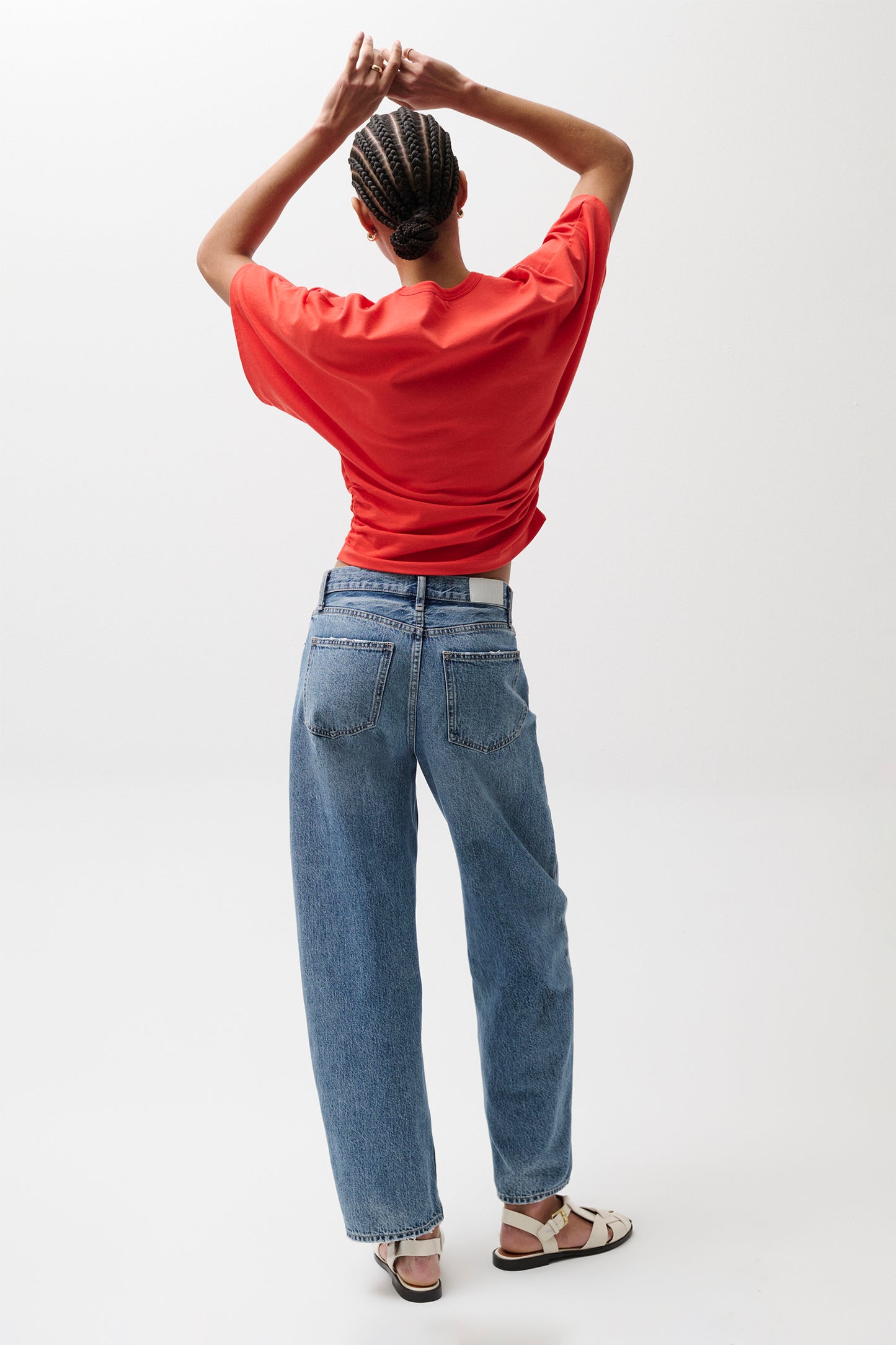 Wes High Rise Barrel Jean - Spectacle