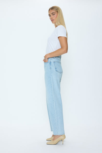 Wes High Rise Barrel Jean - Waves