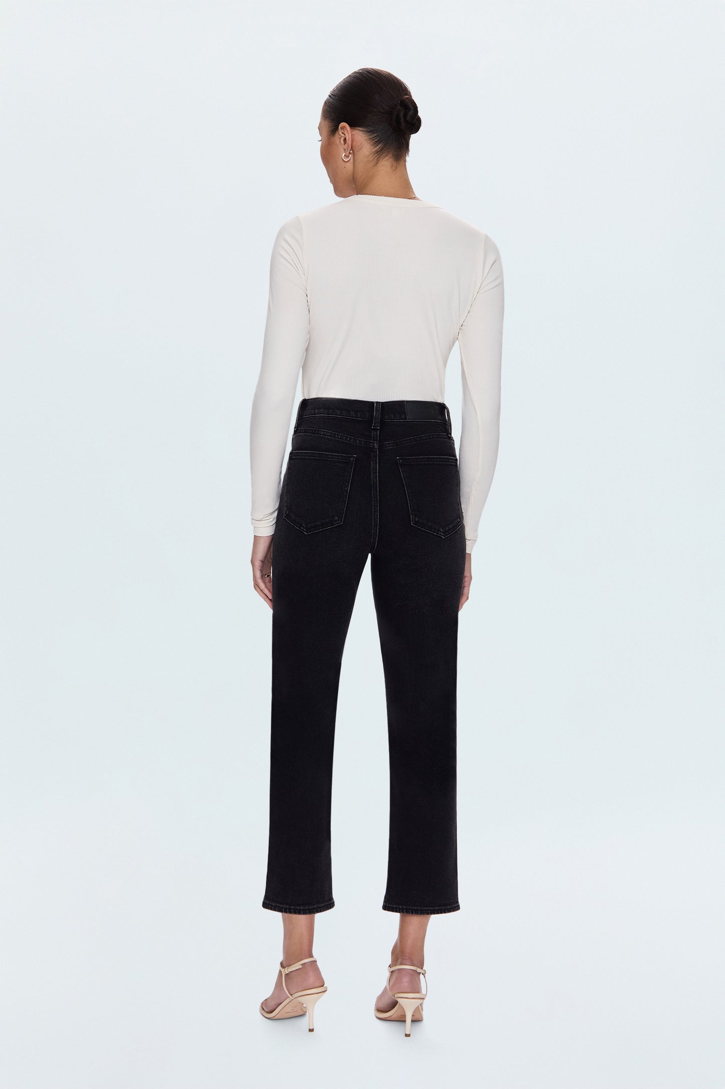 Charlie High Rise Classic Straight Jean - Dark Midnight