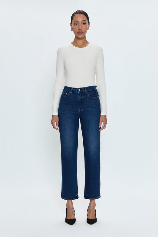 Charlie High Rise Straight Jean - Gala