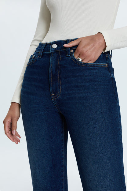 Charlie High Rise Straight Jean - Gala