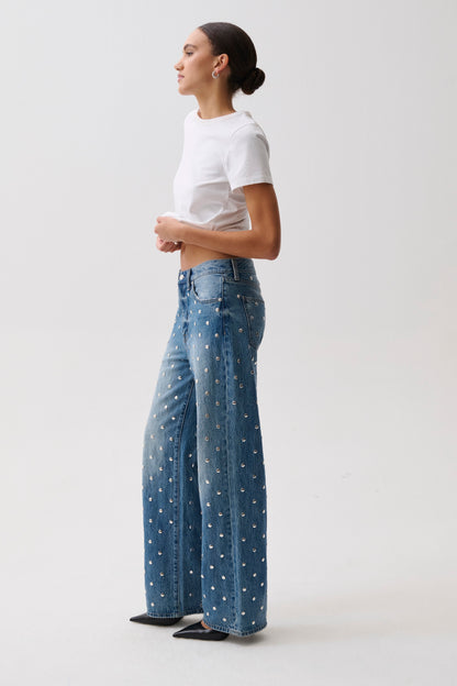Hendrix High Rise Baggy Jean- Charmed