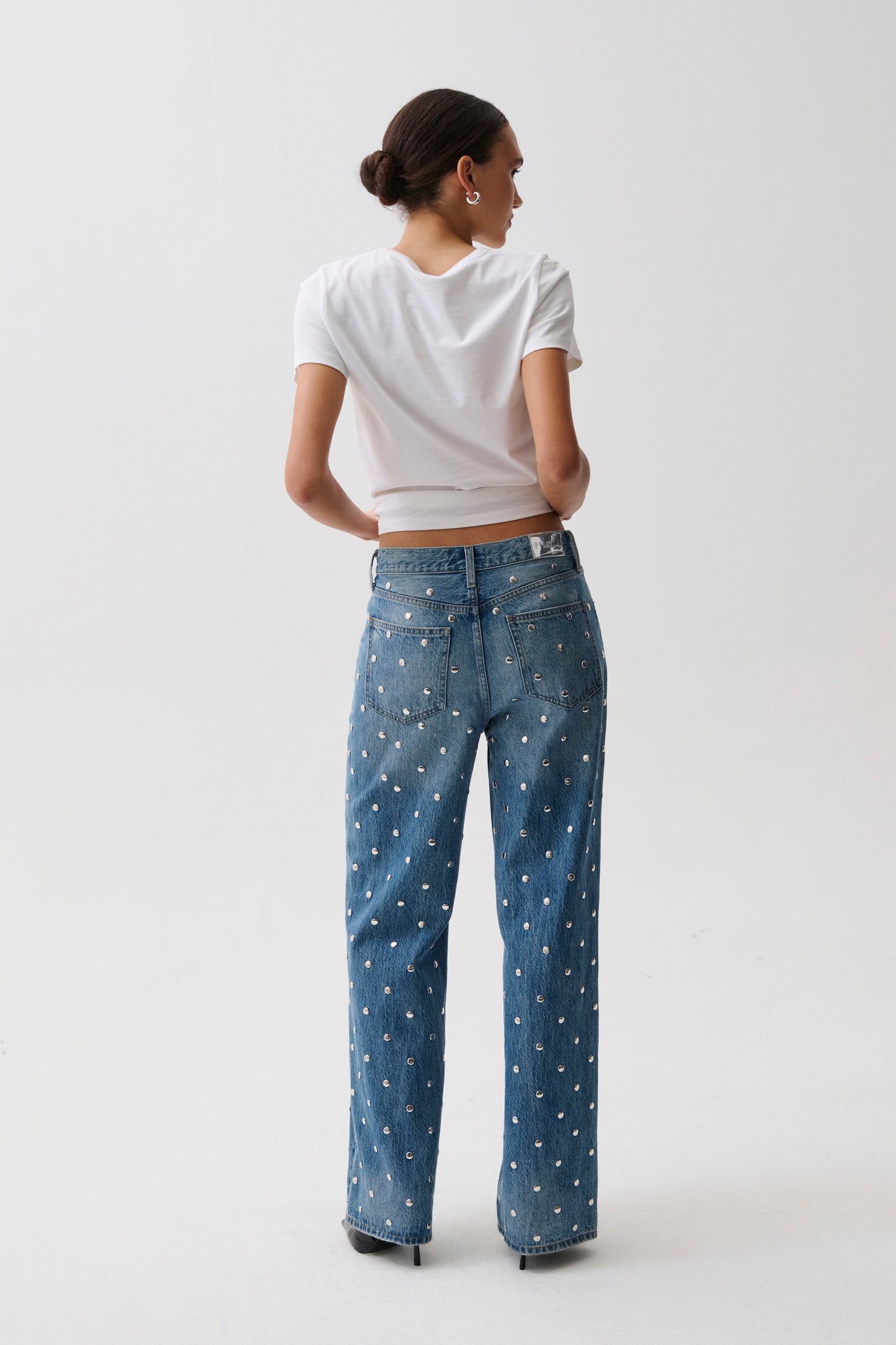 Hendrix High Rise Baggy Jean- Charmed