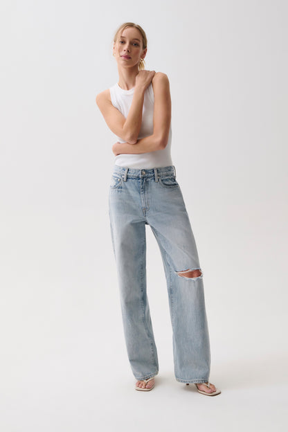 Hendrix High Rise Baggy - Revel Distressed