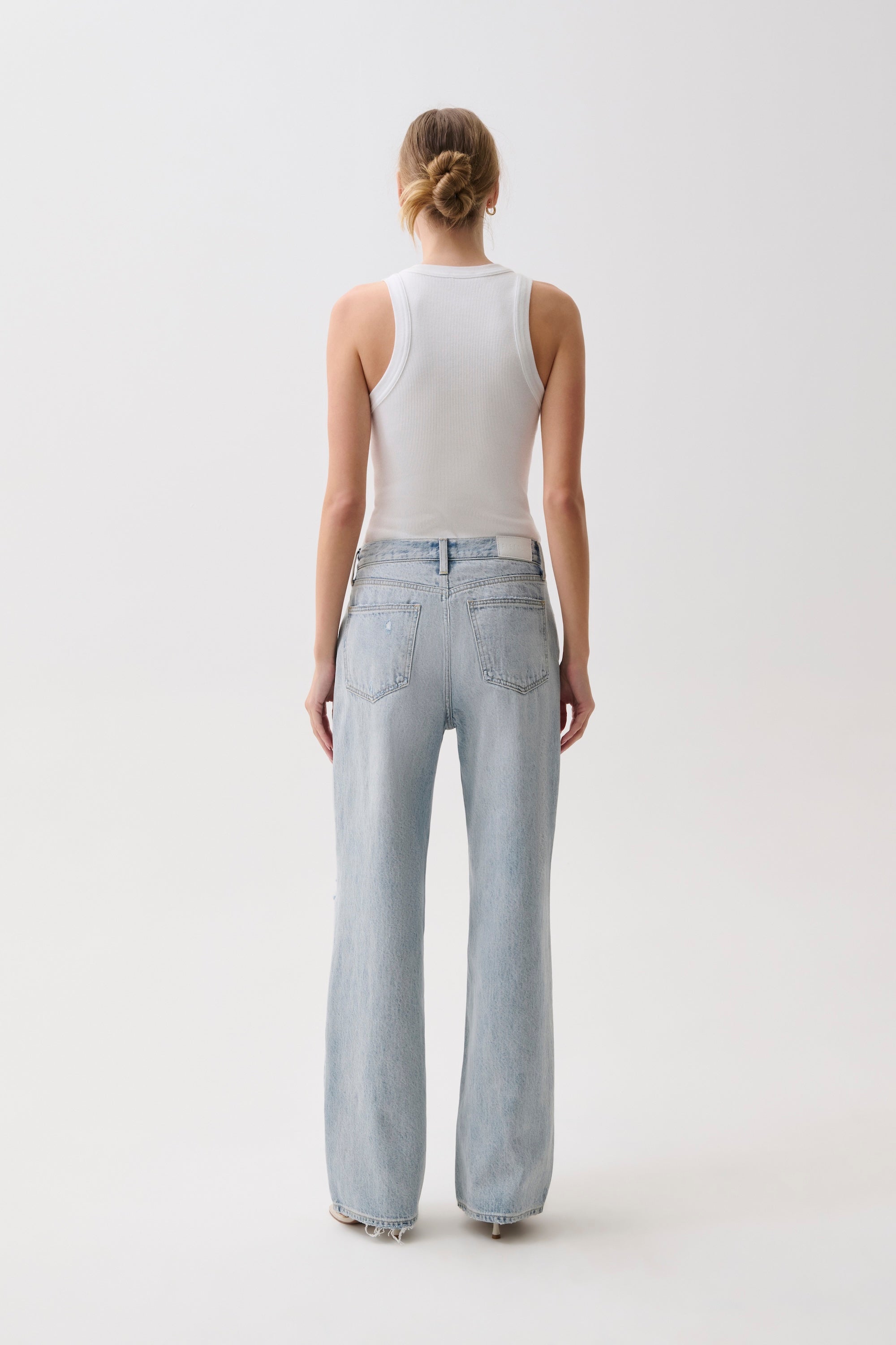 Hendrix High Rise Baggy - Revel Distressed – Pistola Denim