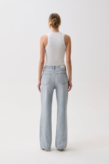 Hendrix High Rise Baggy - Revel Distressed