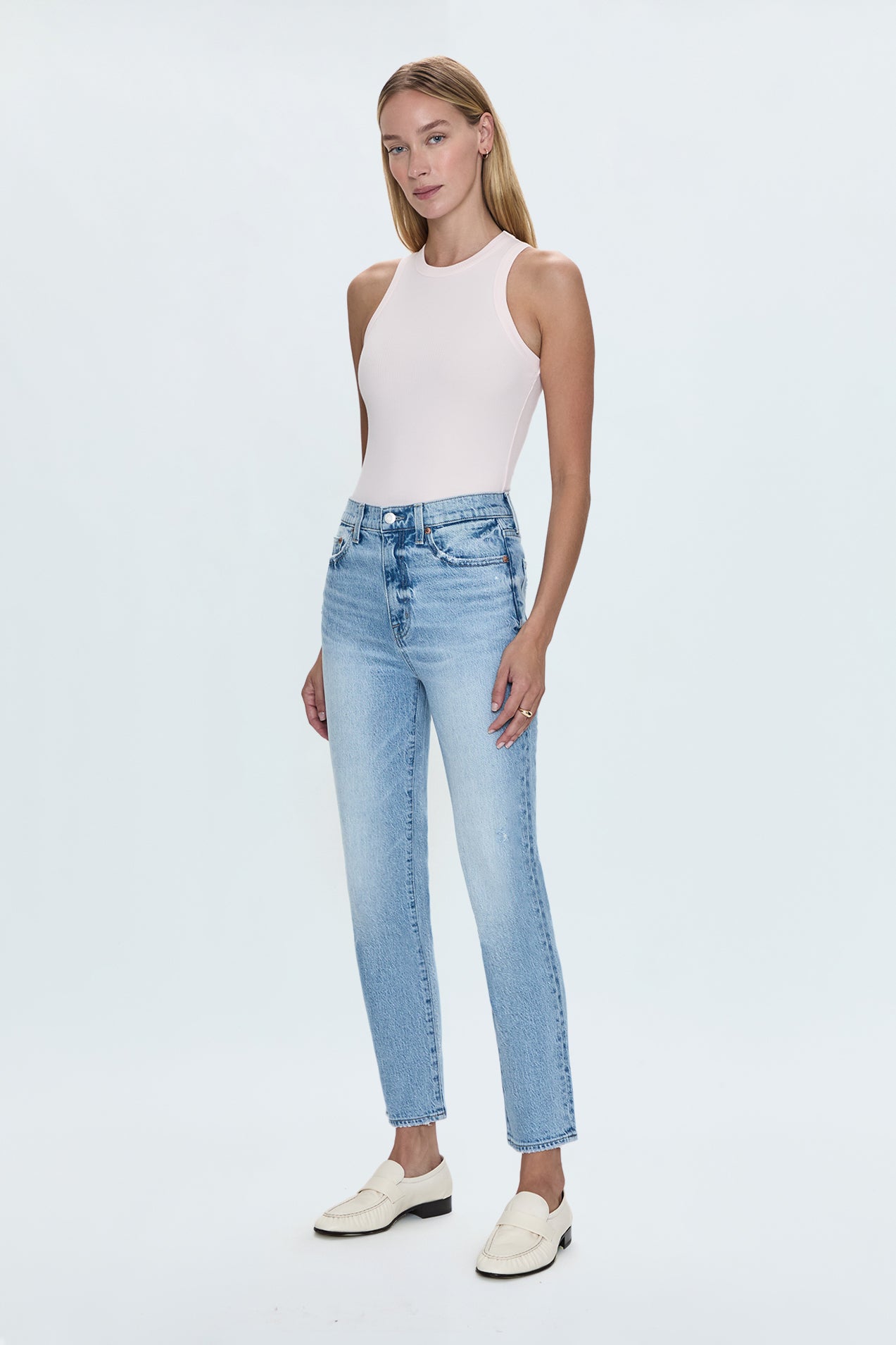 Bri High Rise Slim Jean - Scholar Vintage
