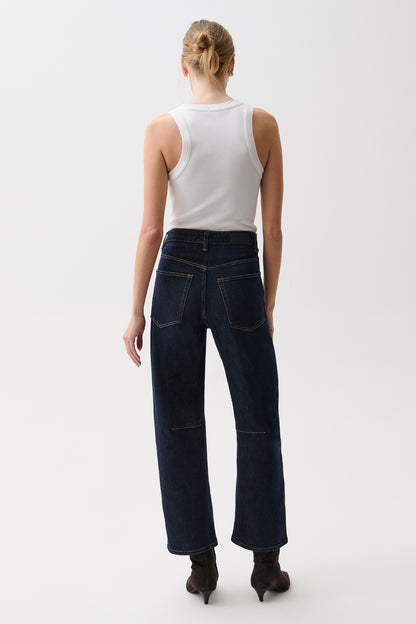 Beau Seamed Crescent Jean - Nightfall