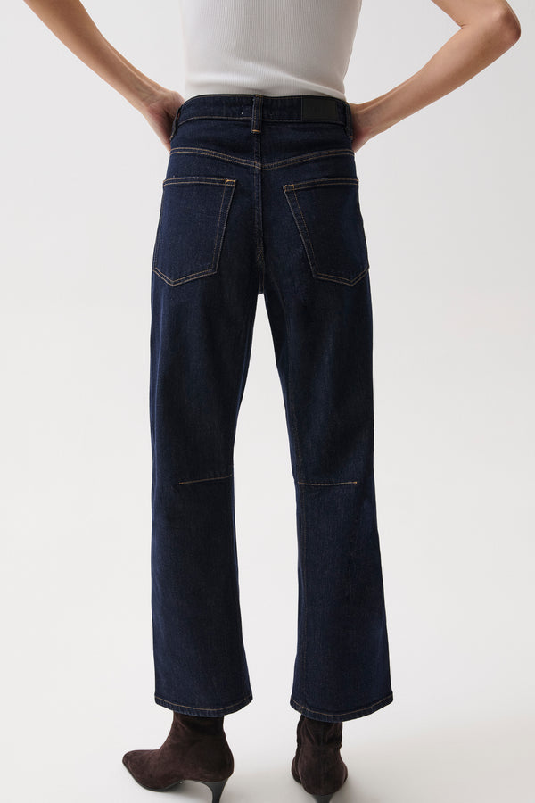 Beau Seamed Crescent Jean - Nightfall