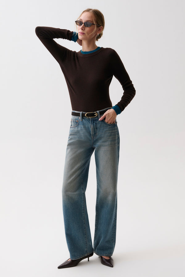 Harlowe Relaxed Baggy Jean - Great Falls