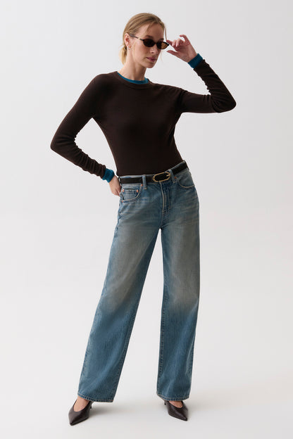 Harlowe Relaxed Baggy Jean - Great Falls
