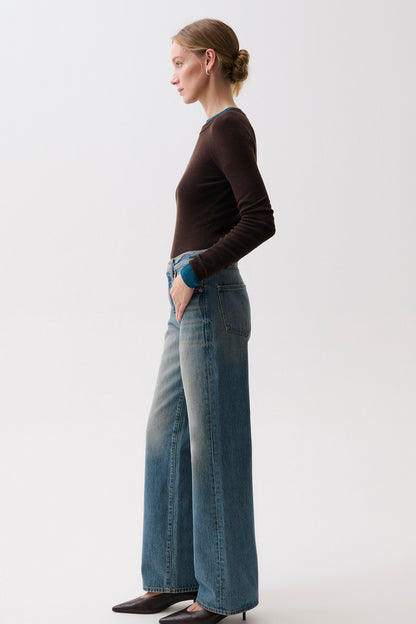 Harlowe Relaxed Baggy Jean - Great Falls