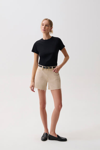Kennedy Mid Rise Short - Honey