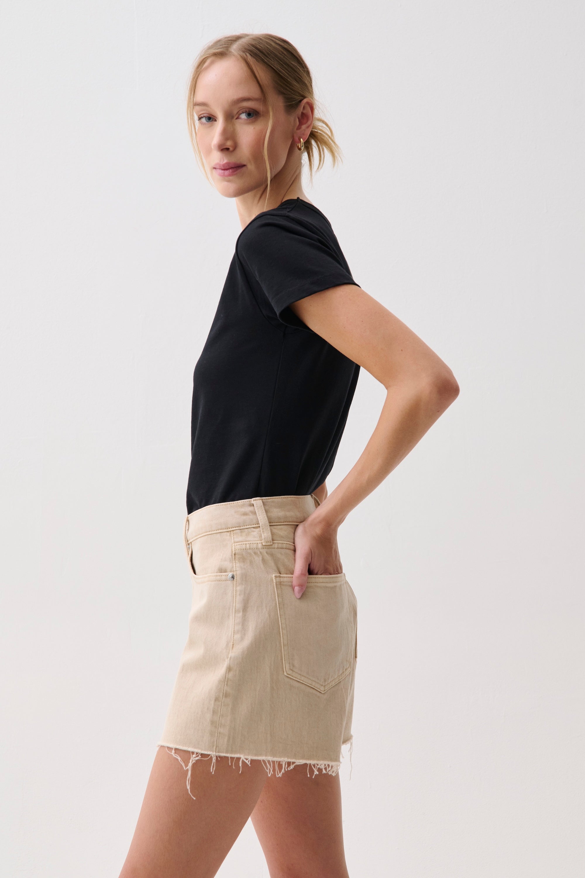 Kennedy Mid Rise Short - Honey – Pistola Denim