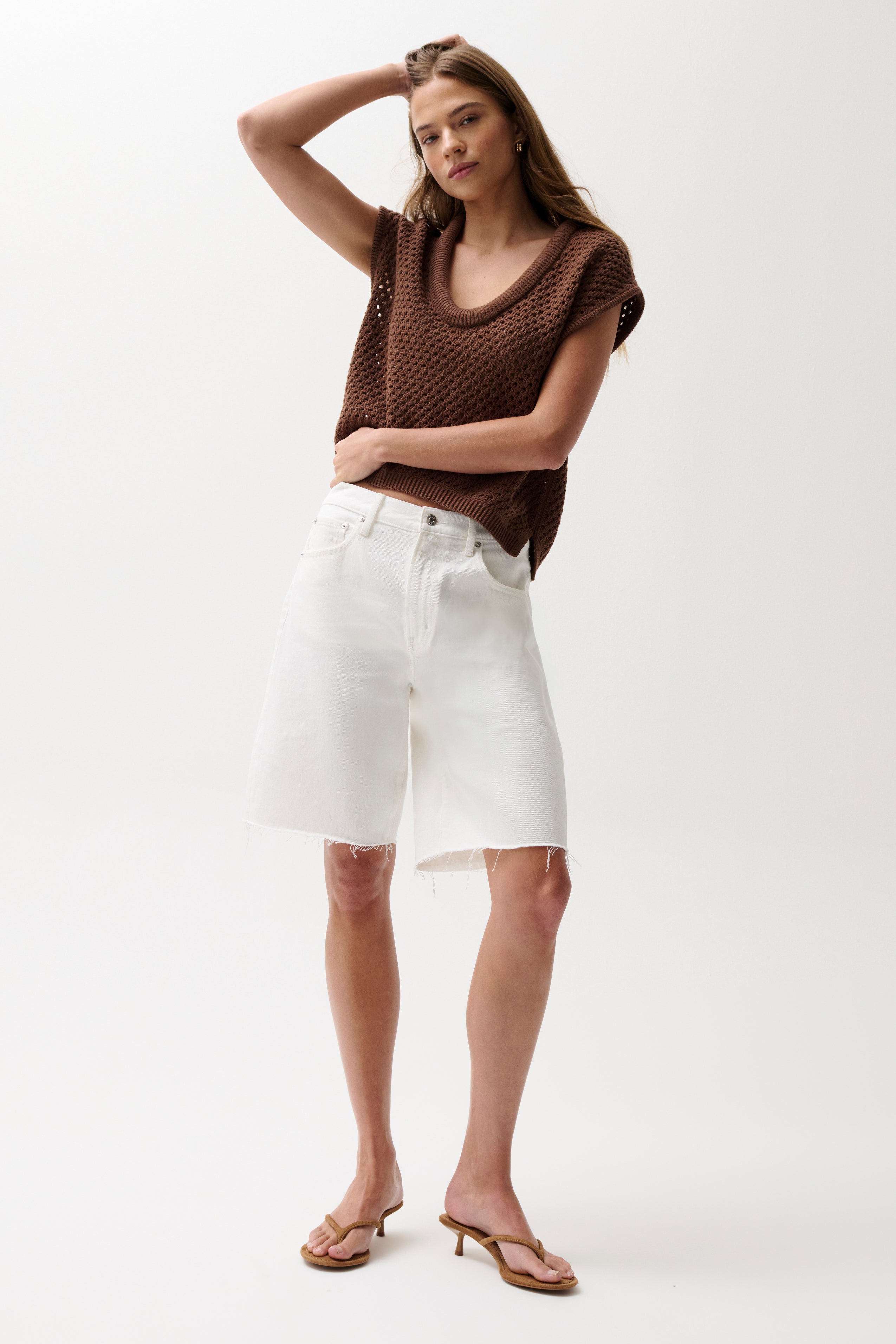 Nolan Relaxed Straight Cut Off - Paper White – Pistola Denim