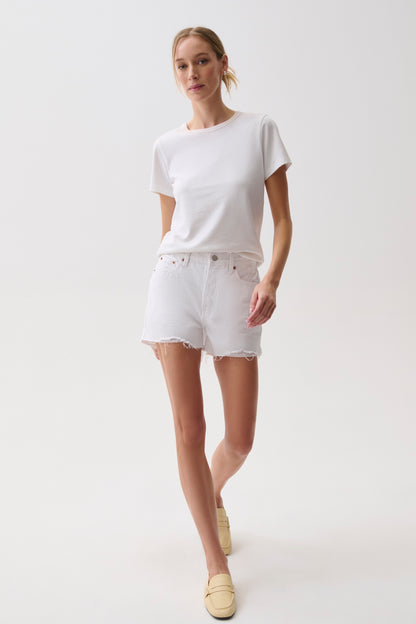 Nova High Rise Short - Luxe White Vintage