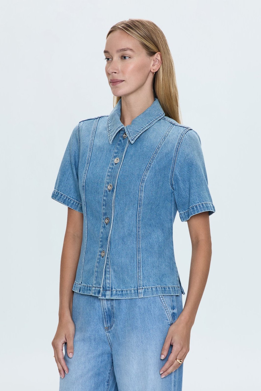 Cyndi Denim Shirt - Palo Alto