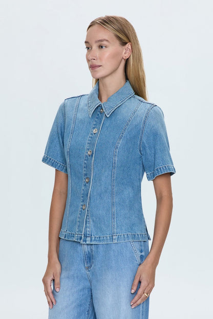 Cyndi Denim Shirt - Palo Alto