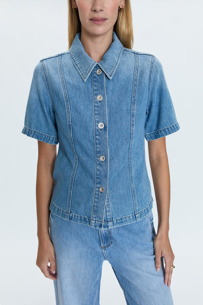 Cyndi Denim Shirt - Palo Alto